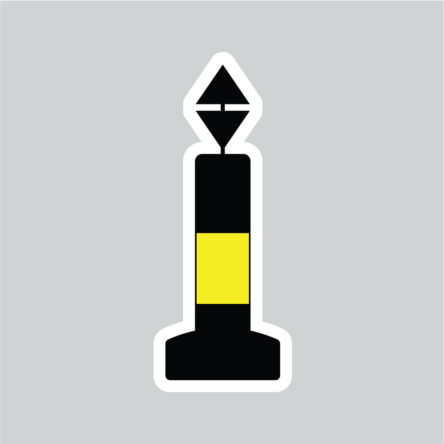East Cardinal Mark Magnet